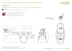 Racktime Porte-selle Clip-it -Cube Boutique 4048174814357RacktimeClipIt Sattelstuetzentraeger 4