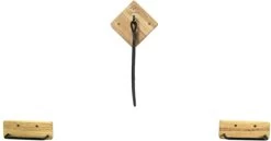 Support Mural Pour Vélo U-Rack - Chêne