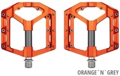 RFR Pédales Plates SLT 2.0 -Cube Boutique RFR SLT 2 0 Flat Plattformpedale 20093329 4 orange grey