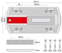 Adaptateur Pour Porte-bagages KLICKfix -Cube Boutique Rixen Kaul KLICKfix GepA cktrA geradapter 0208 d