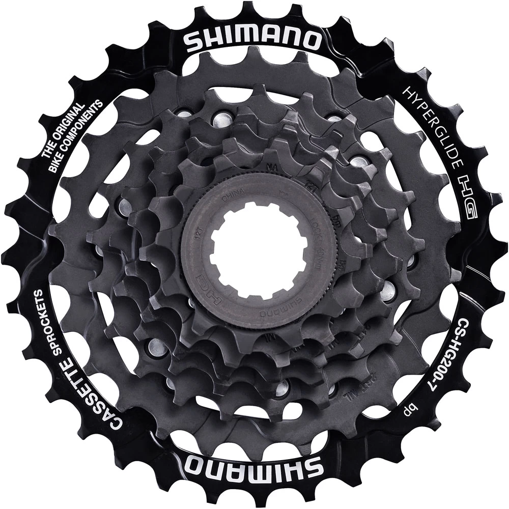Shimano Cassette CS-HG200 à 7 Vitesses 2 Shimano Cassette CS-HG200 à 7 Vitesses – Image 2