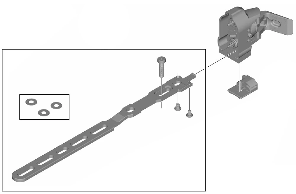 Shimano Di2 BM-DN100-L Porte-piles Long Externe 2 Shimano Di2 BM-DN100-L Porte-piles Long Externe – Image 2