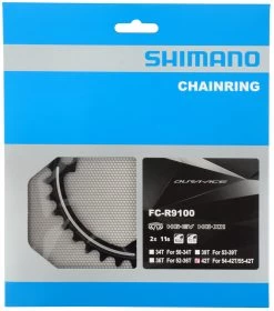 Shimano Plateau DURA ACE Pour FC-R9100 55-54/42 Dents -Cube Boutique Shimano Dura Ace Kettenblatt FC R9100 MX 42 b