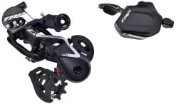 TRP Kit G-SPEC DH7 Dérailleur + Levier De Vitesse -Cube Boutique TRP DH7 Rear Derailleur Black Silver