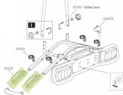 Thule Support De Roue 940-943 -Cube Boutique Thule 2