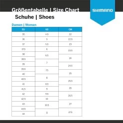 Shimano SH-ET5WD - Women's E-Bike Shoes 7 Shimano SH-ET5WD - Women's E-Bike Shoes -Cube Boutique shimano groessentabelle damen schuhe